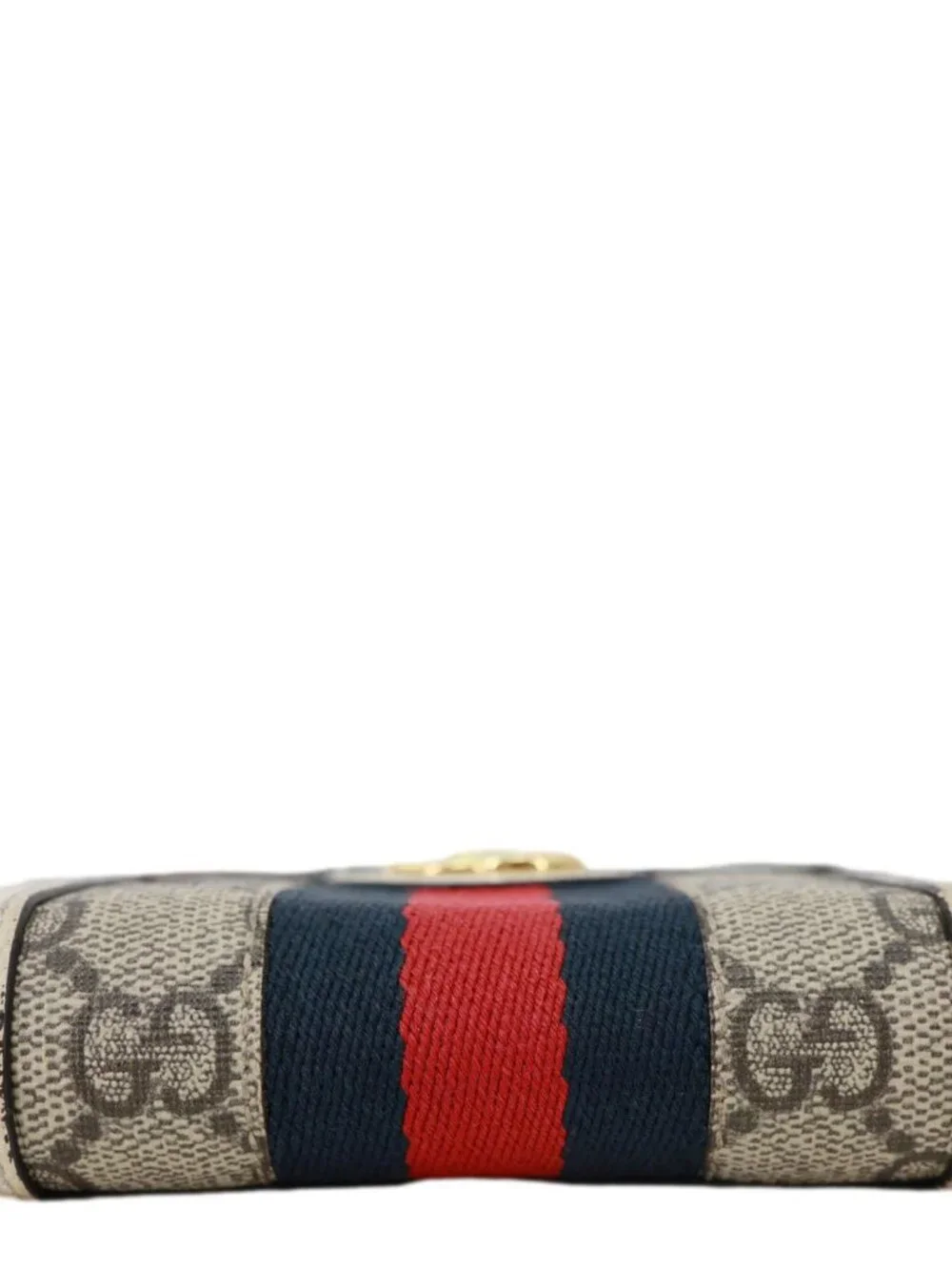 Gucci  Ophidia GG Supreme Canvas Card Case Wallet Beige 523155 - Picture 5 of 15